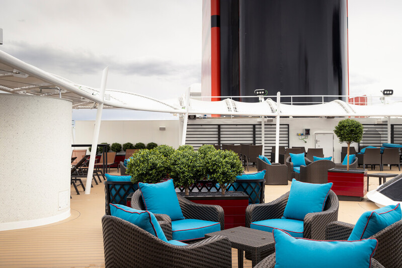 Grills Terrace van Cunard cruise schip Queen Anne